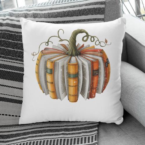 Fall Book Pumpkin Fall Librarians Bookworm Teachers Students Pillowcase - Bookorys