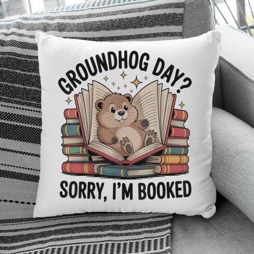 Groundhog Day Librarian Book Lover Reader Library Pillowcase - Bookorys DE