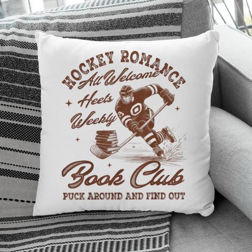 Hockey Romance Smut Reader Book Club Book Lover Bookish Pillowcase - Bookorys
