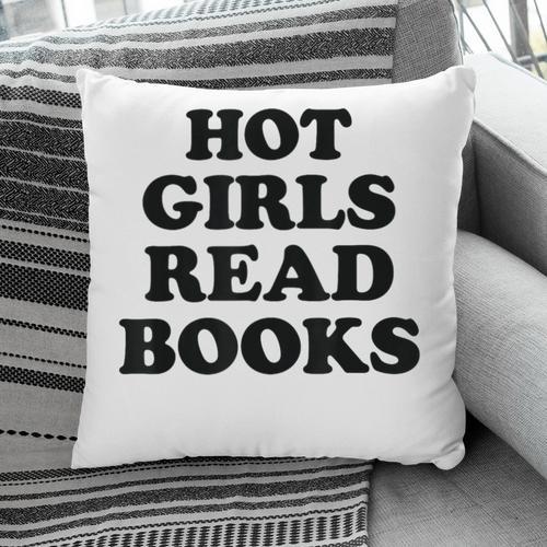Hot Girls Read Books Lover Bookworm Librarian Book Reading Pillowcase - Bookorys