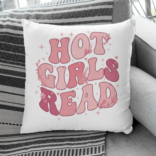 Hot Girls Read Cute Book Lover Reading Club Pillowcase - Bookorys