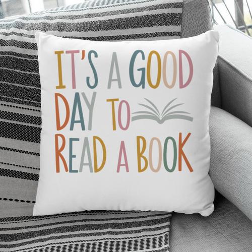 It’s a Good Day To Read a Book Lovers Library Reading Women Pillowcase - Bookorys
