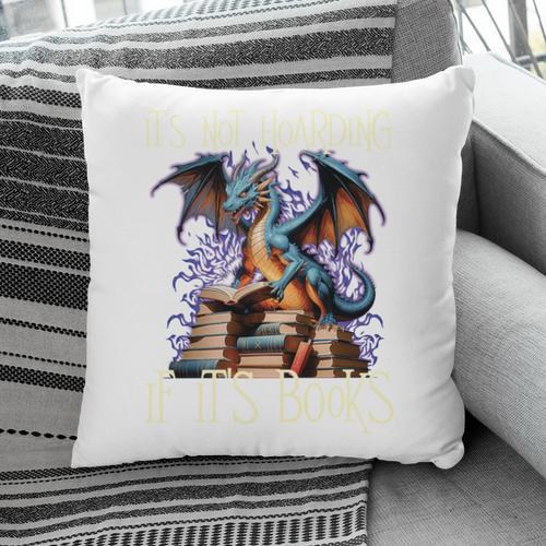 It's Not Hoarding If It's Books Reading Bookworm Reader Pillowcase - Bookorys AU