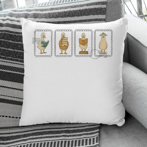 Just A Bookish Goose Reader SillyGoose Book Lover Outfit Pillowcase - Bookorys
