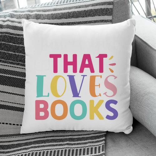 Just a Girl Who Loves Books Reader Girls Bookish Women Pillowcase - Bookorys