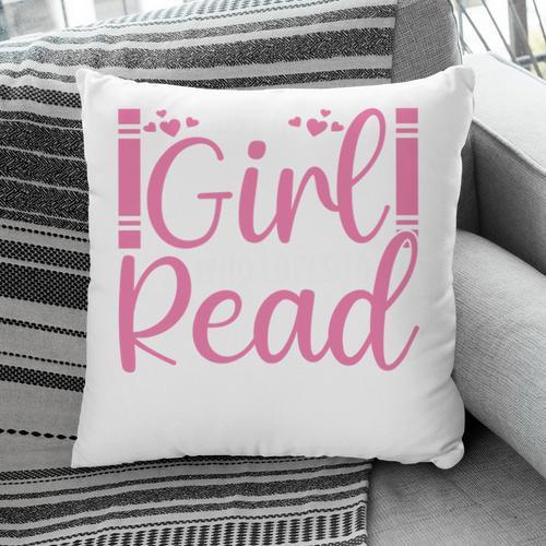Just A Girl Who Loves To Read Book Lover Reading Books Pillowcase - Bookorys CA