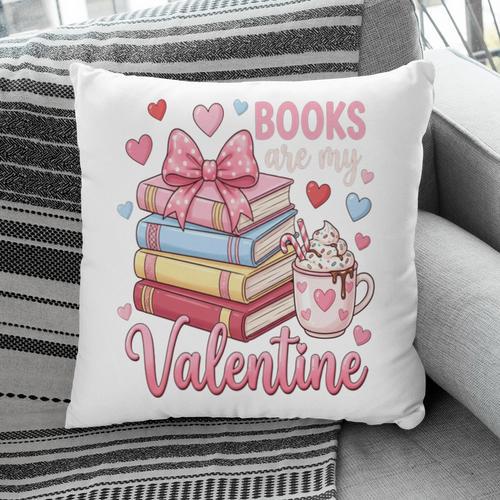 Librarian Books Are My Valentine Teacher Valentines Teach Pillowcase - Bookorys