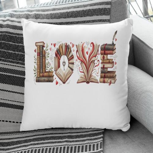 Librarian Reader Books Valentine Teacher Valentines Teach Pillowcase - Bookorys