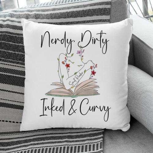 Nerdy Dirty Inked & Curvy ShirtSmutty Book TeesSmut Reader Pillowcase - Bookorys DE