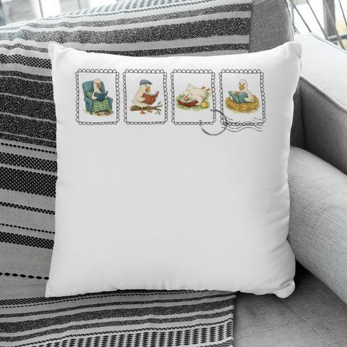 Reading Silly Goose Teacher Bookish Librarian Book Lover Pillowcase - Bookorys CA