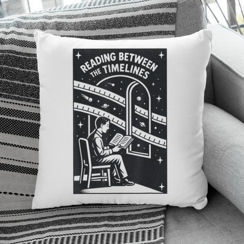 Reading Between The Timelines Time Travel Books Pillowcase - Bookorys