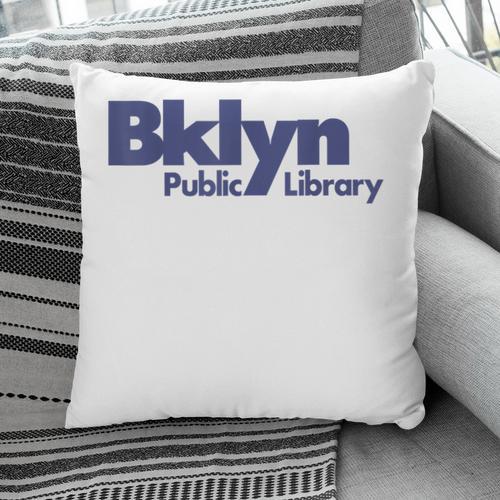 Retro Brooklyn Public Library NY New York Book Lover Pillowcase - Bookorys