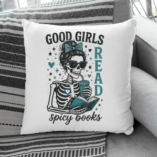 Romance Reader Good Girls Read Spicy Books Halloween Costume Pillowcase - Bookorys AU