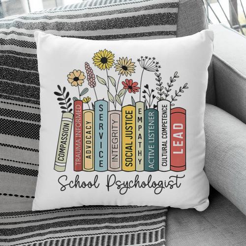 School Psychologist Book Psychology Teacher Appreciation Pillowcase - Bookorys UK
