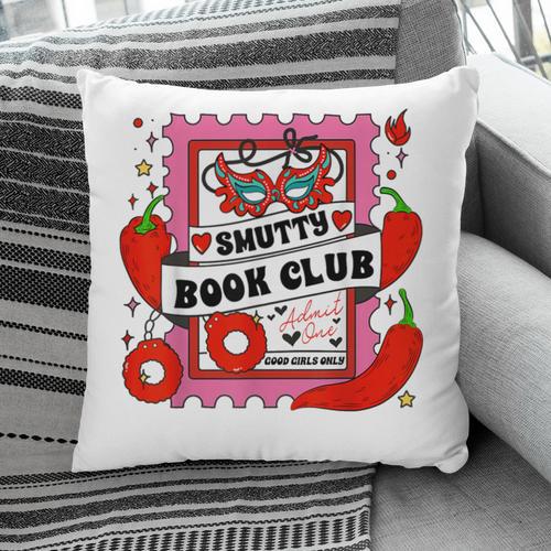 Smut Reader Smutty Vibes Spicy Romance Smutty Book Club Pillowcase - Bookorys