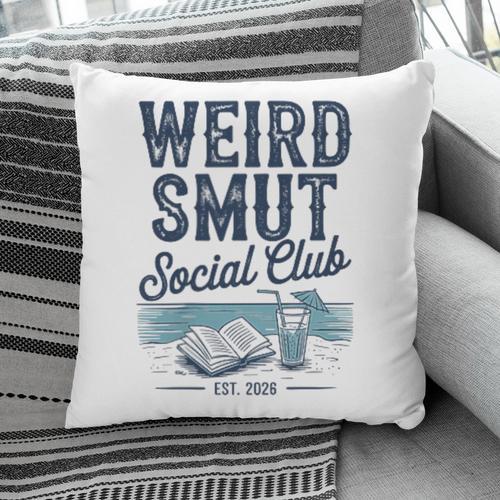 Spicy Romance Book Reader Fan Weird Smut Social Club Pillowcase - Bookorys UK