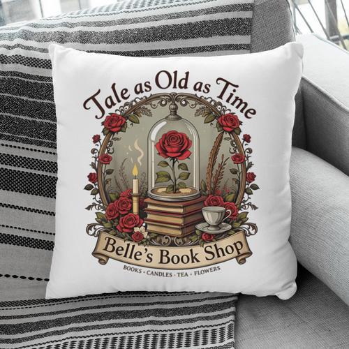 Tale As Old As Time Belle's Book Shop Book Coffee Book Pillowcase - Bookorys