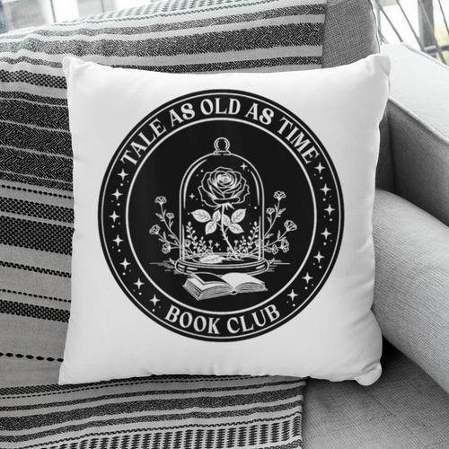 Tale As Old As Time Book Club Rose Pillowcase - Bookorys