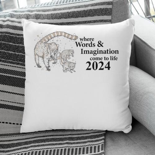 Tucson Festival Of Book TFOB 2024 Coatimundi Mascot Pillowcase - Bookorys CA