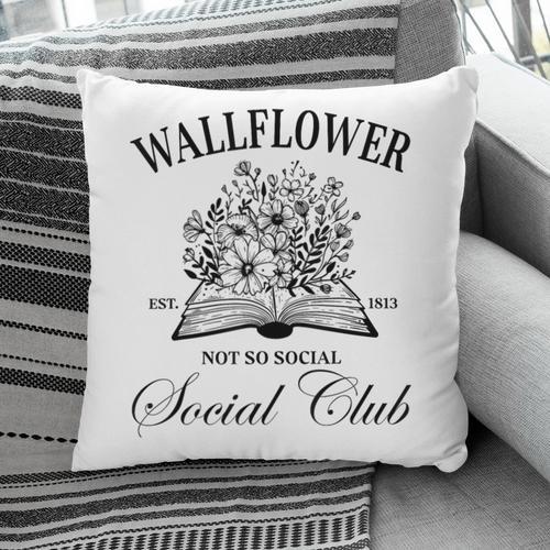 Wallflower Social Club Wildflower Social Club Book Lover Pillowcase - Bookorys