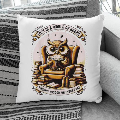Wise Owl Reading Books Pillowcase - Bookorys