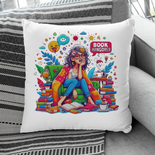 Woman Book Lover Book Hangover Woman Premium Tri-Blend Pillowcase - Bookorys