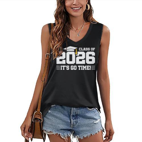 Class Of 2026 2026 School Year Class Of 2026 Graduation Women's V-Neck Tank Top - Best Gift Smart