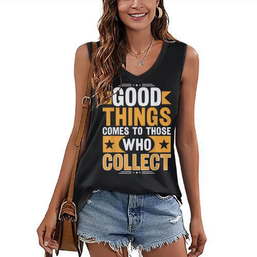 Comic Book Collector Meme Quote Women's V-Neck Tank Top - Bookorys AU