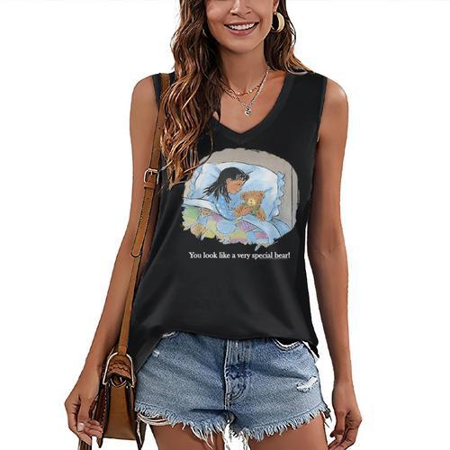 Corduroy A Very Special Bear Illustrated Children's Book Women's V-Neck Tank Top - Bookorys