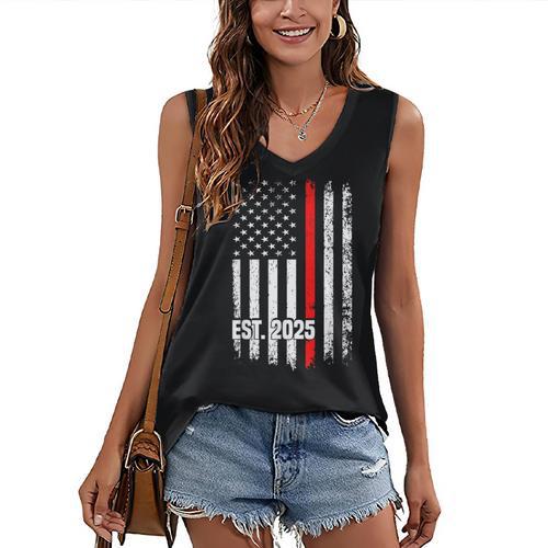 Fire Academy Survivor Firemen Fire School Graduation Women's V-Neck Tank Top - Best Gift Smart