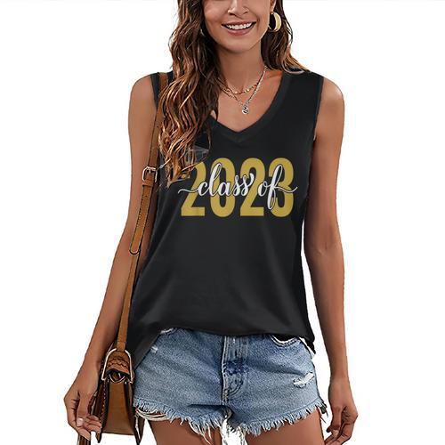 Graduation 2023 Class Of 2023 Women's V-Neck Tank Top - Best Gift Smart