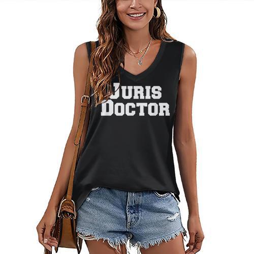 Juris Doctor Shirt -Juris Doctor Law School Graduation Shirt Women's V-Neck Tank Top - Best Gift Smart