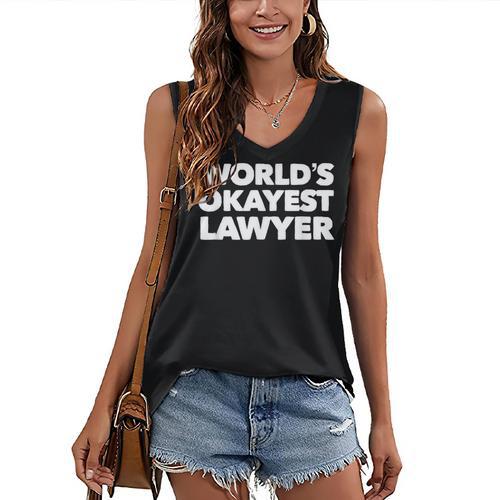 Lawyer Attorney For Law School Graduation Women's V-Neck Tank Top - Best Gift Smart