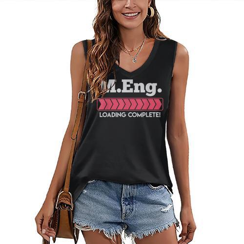 Master Of Engineering Engineer Master Graduation Women's V-Neck Tank Top - Best Gift Smart