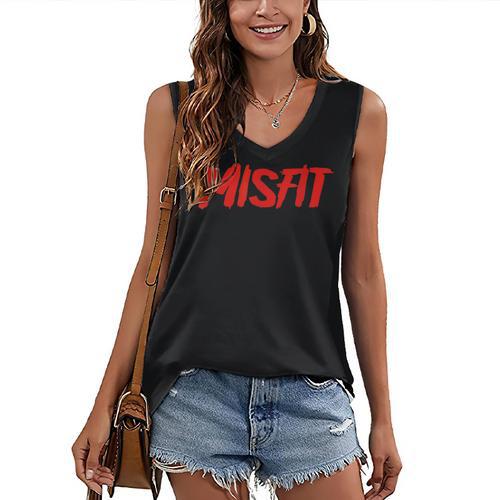 Misfit Outfit And Costume Introvert Apparel Women's V-Neck Tank Top - Raresse