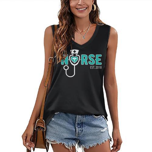 New Grad Nurse Graduation For RN & LPN Women's V-Neck Tank Top - Best Gift Smart