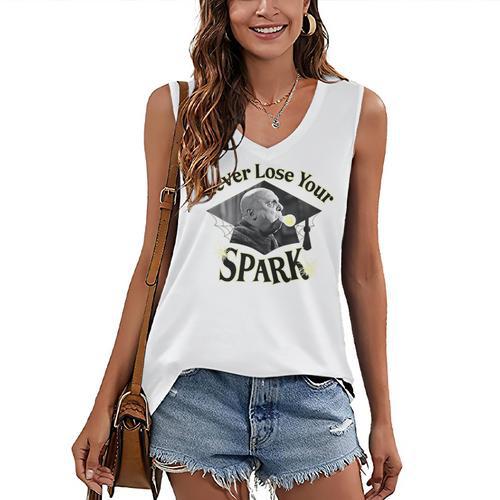 The Addams Family TV Series – Uncle Fester Graduation Spark Premium Women's V-Neck Tank Top - Best Gift Smart