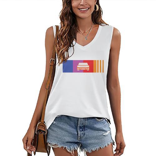 Frank Rapper Nostalgia Alternative R&B Mixtape Ocean Ultra Premium Tri-Blend Women's V-Neck Tank Top - Figerry