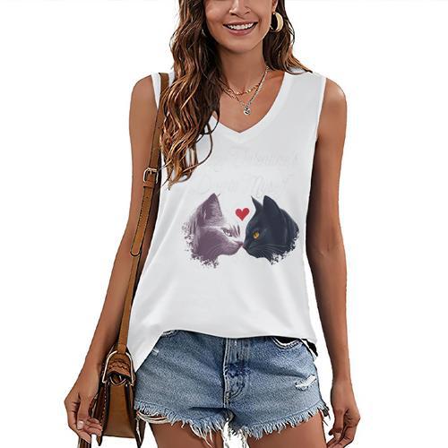 Happy Valentines Day Self Introvert Humor Antisocial Raglan Baseball Tee Women's V-Neck Tank Top - Raresse