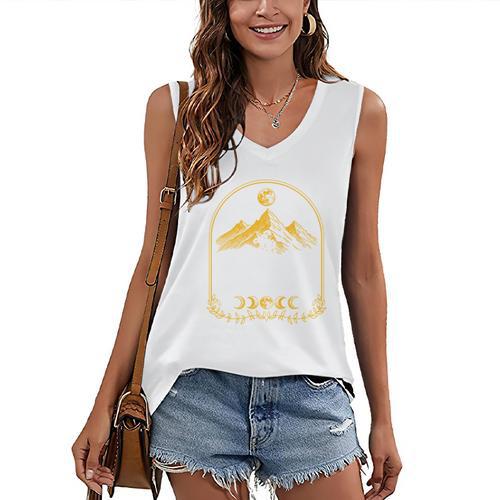 Suriel Tea Co Hot Or Cold Always Fresh Reader Book Lover Women's V-Neck Tank Top - Bookorys DE