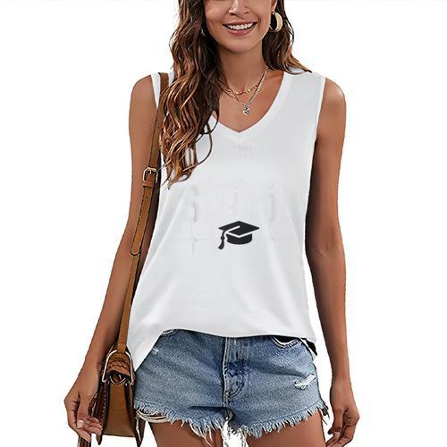 I Survived Nursing School Graduation RN Nurse T Shirt Women's V-Neck Tank Top - Best Gift Smart