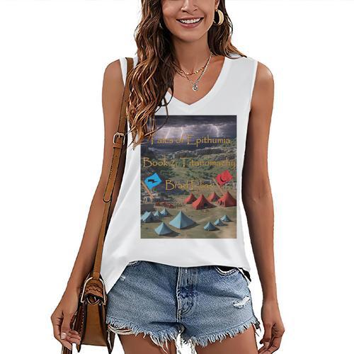 Tales Of Epithumia Book 2 Women's V-Neck Tank Top - Bookorys CA