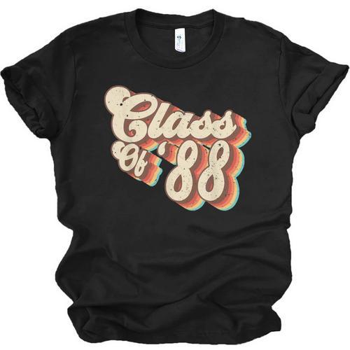 1988 Class Reunion Retro Class Of 88 High School Graduation Unisex Jersey T-Shirt - Best Gift Smart