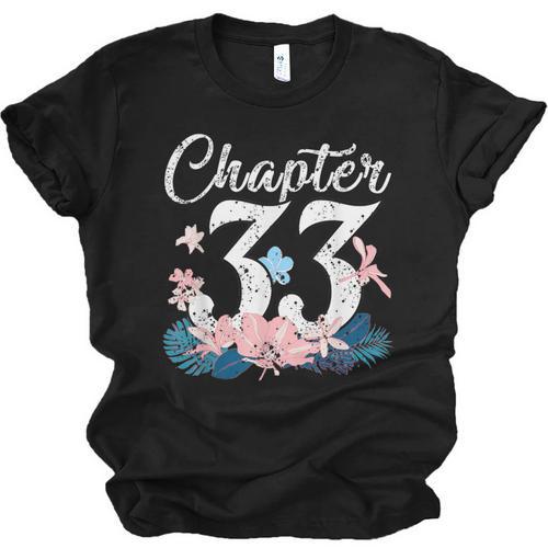 1988 Happy Birthday Chapter 33 Year Old Women Book Lover Unisex Jersey T-Shirt - Bookorys