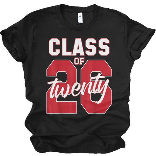 2 Sided Class Of 2026 Senior 2026 Graduation Unisex Jersey T-Shirt - Best Gift Smart