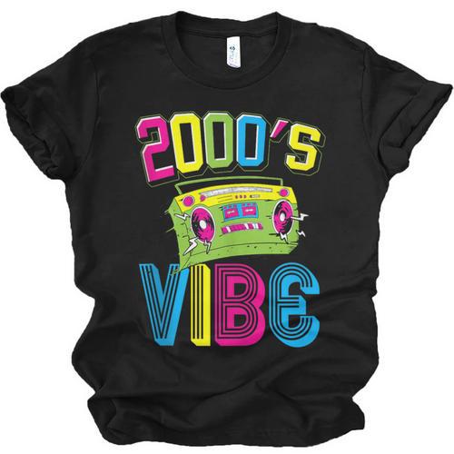 2000's Vibe Hip Hop Costume Early 2000s Party Nostalgia Unisex Jersey T-Shirt - Figerry