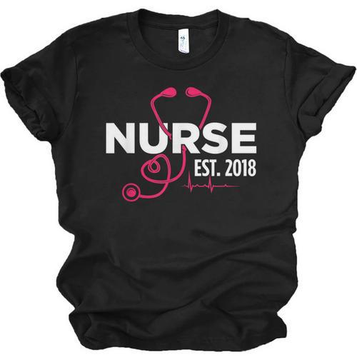 2018 Nursing School Graduation New Nurse Shirt Unisex Jersey T-Shirt - Best Gift Smart