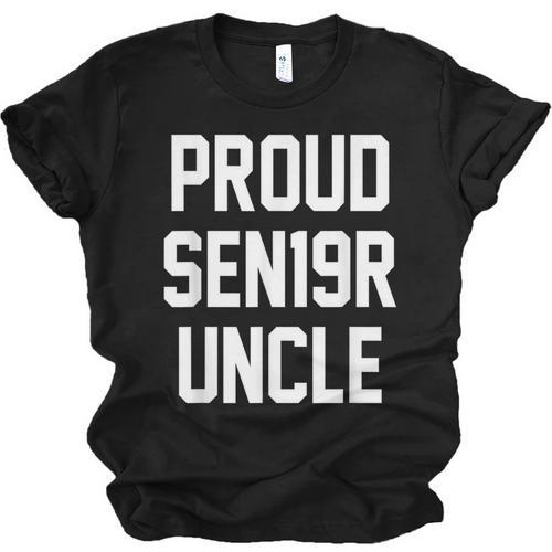 2019 Senior Uncle SEN19R Class Graduation Party T Shirt Unisex Jersey T-Shirt - Best Gift Smart