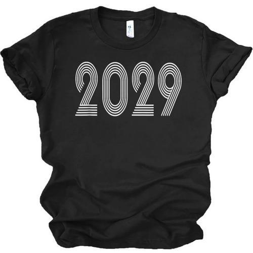 2029 Year Graduation Class Of Photo Shirt Retro Disco Unisex Jersey T-Shirt - Best Gift Smart