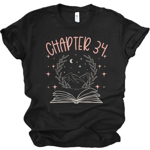 34th Birthday Women Book Lovers Chapter 34 Its My Birthday Unisex Jersey T-Shirt - Bookorys DE